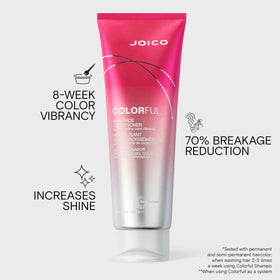 Joico label close-up highlighting ingredients camellia oil and pomegranate for ingredient transparency