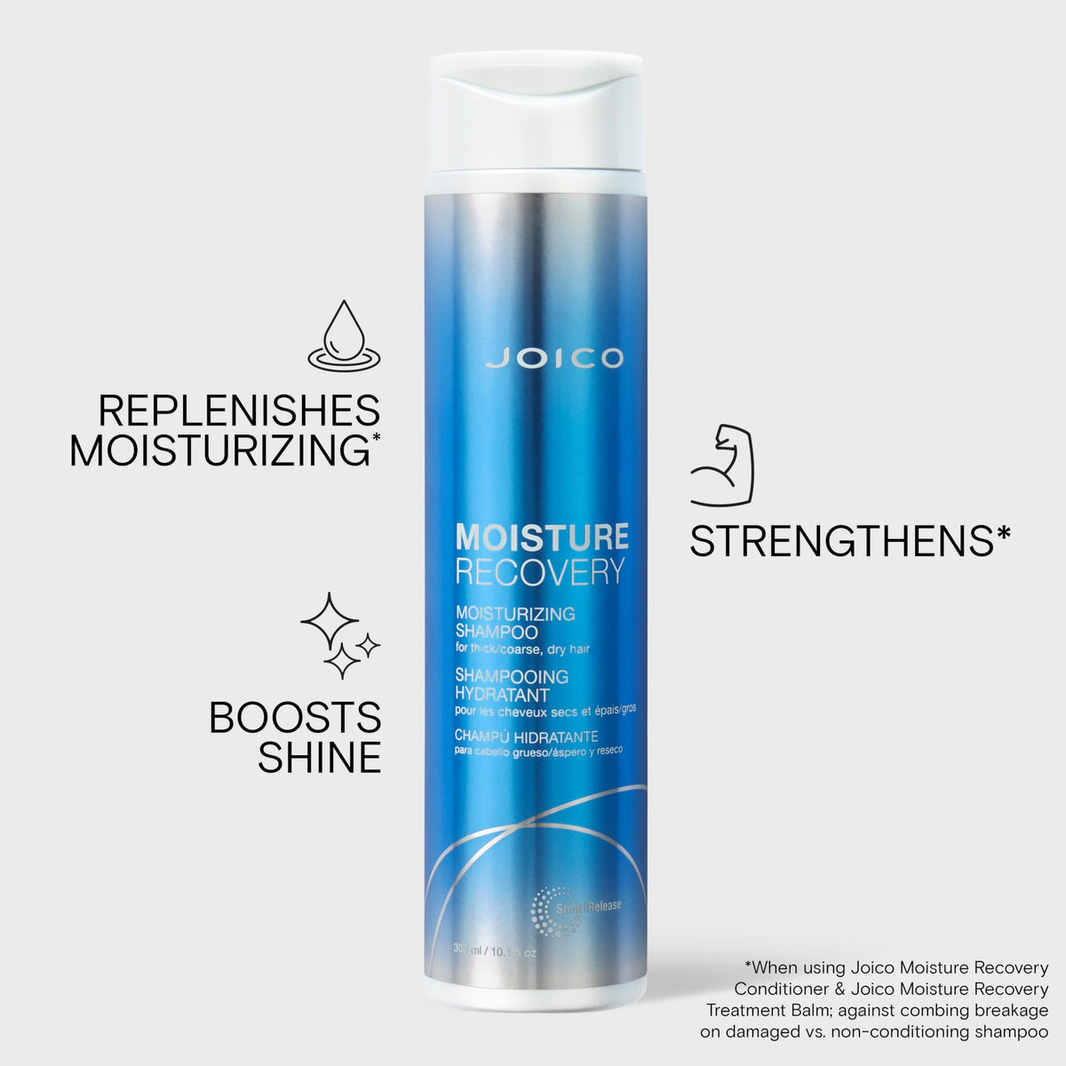Joico shampoo texture close-up showing creamy lather for deep hydration