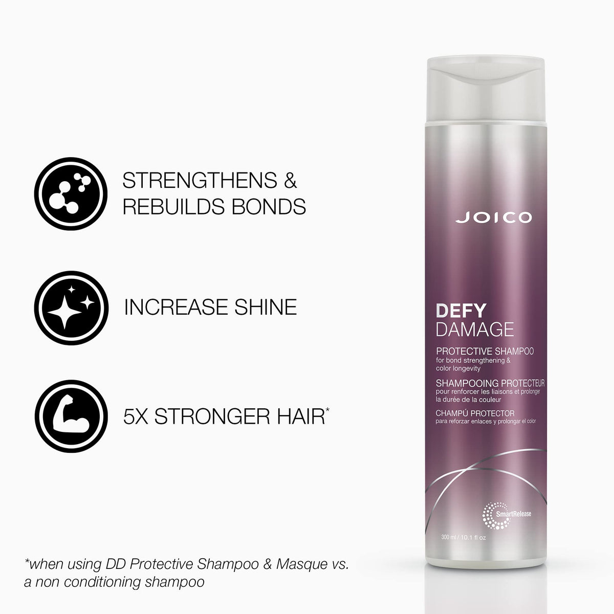 Joico conditioner texture close-up demonstrating lightweight hydration