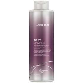 Joico Defy Damage front packaging showing full bottle and branding benefits