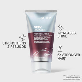 Joico applying masque to color-treated hair demonstrating strengthened bonds