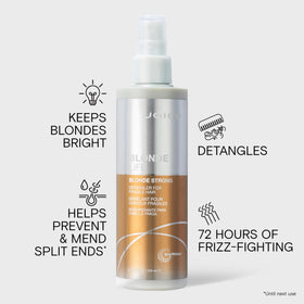 Joico detangler texture detail highlighting lightweight formula for non-greasy finish benefit