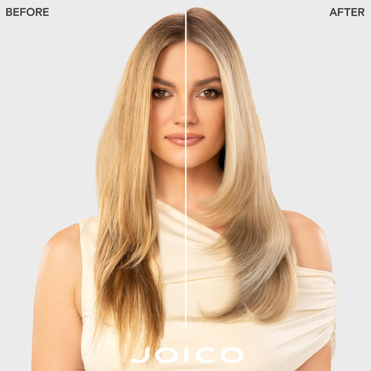 Joico pump dispenser detail for easy, measured application
