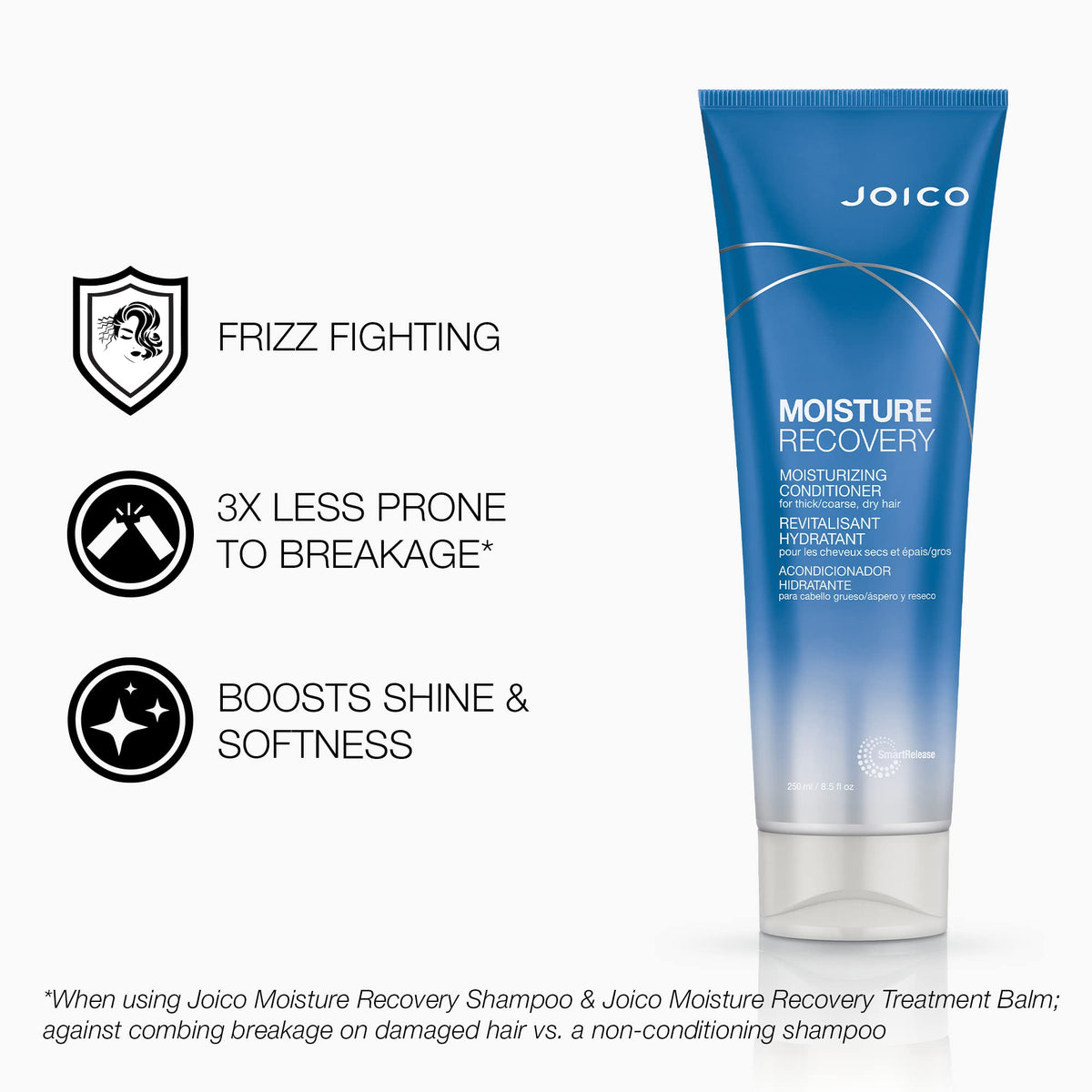 Joico duo staged in bathroom showing routine convenience