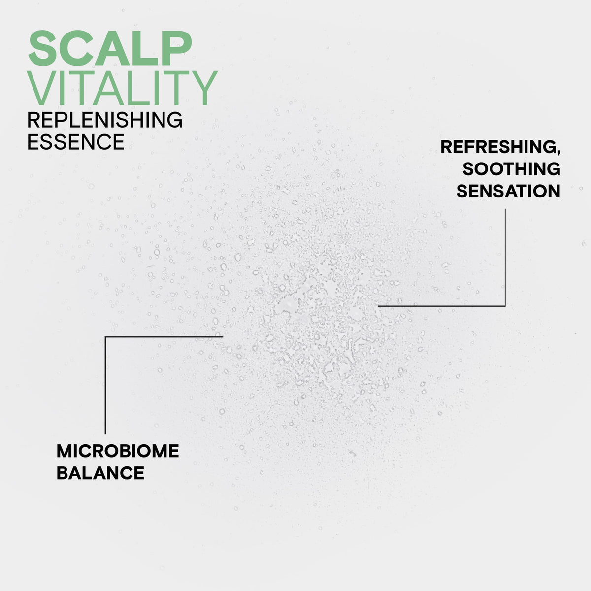 Joico applying essence to scalp demonstrating targeted hydration