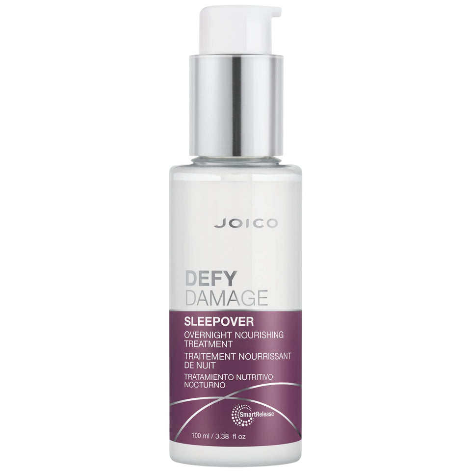 Joico front packaging and bottle showing product and benefit of overnight nourishment