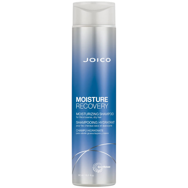 Joico front packaging showing bottle and brand for moisture restoration