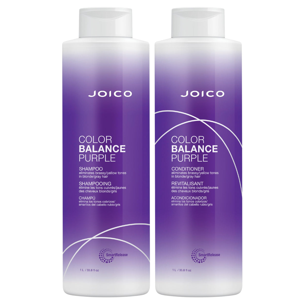 Joico front packaging showing set and cool-tone benefit