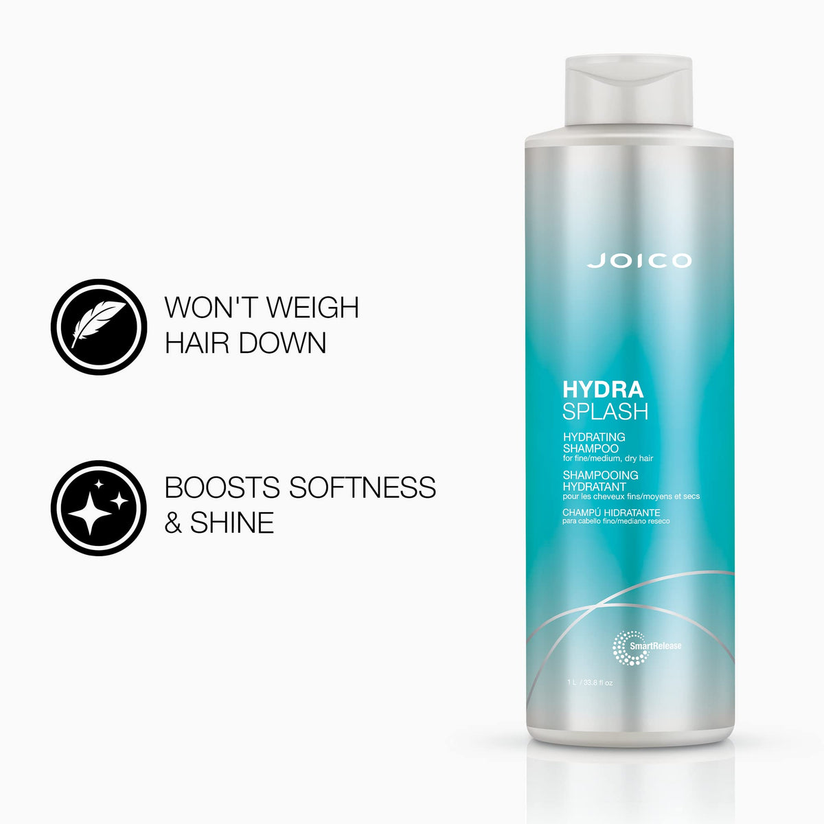 Joico back label with ingredients list for informed ingredient benefits