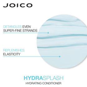 Joico in-shower use lifestyle demonstrating hydrated, manageable hair