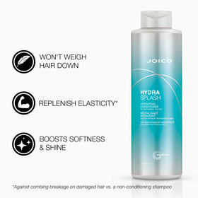Joico shampoo foam texture demonstrating gentle yet effective cleansing