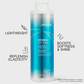Joico HydraSplash texture close-up showing lightweight cream consistency