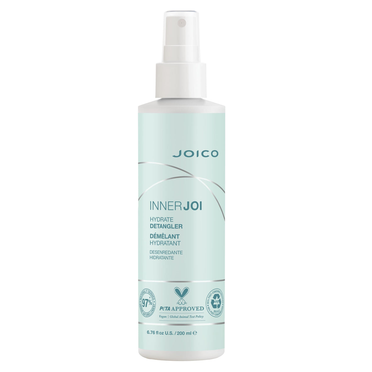 joico innerjoi front packaging showing bottle and label, clean presentation benefit