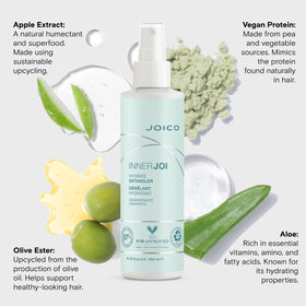 joico innerjoi in hand size scale, travel friendly 6.7 oz convenience
