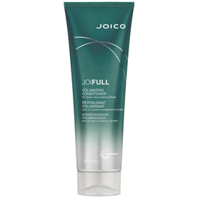 Joico JoiFULL front bottle view showing volumizing conditioner benefits
