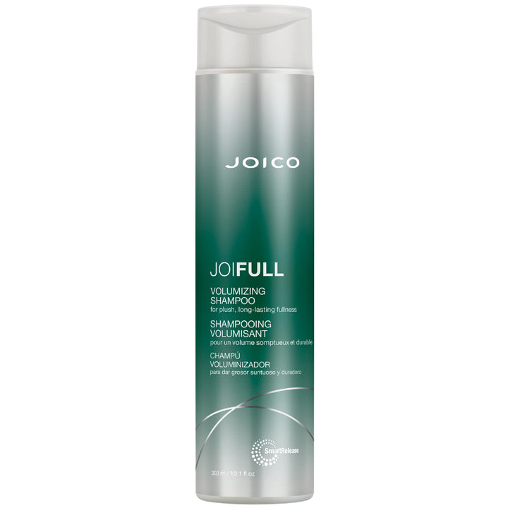 Joico bottle front packaging showing product and full-volume benefit