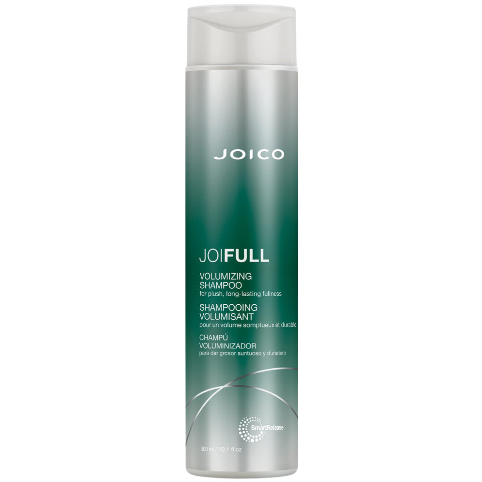 Joico bottle front packaging showing product and full-volume benefit