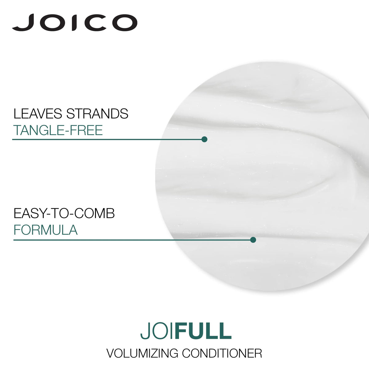 Joico bottles in hand showing 33.8 oz professional-size value