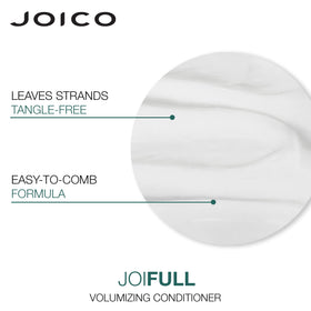 Joico bottles in hand showing 33.8 oz professional-size value