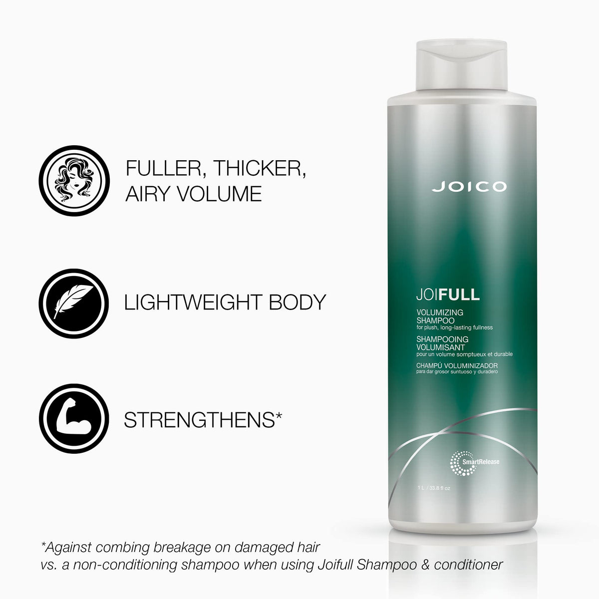 Joico shampoo lather texture illustrating rich foam for deep cleanse