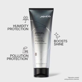 Joico JoiGel Firm gel texture close-up displaying smooth consistency and shine