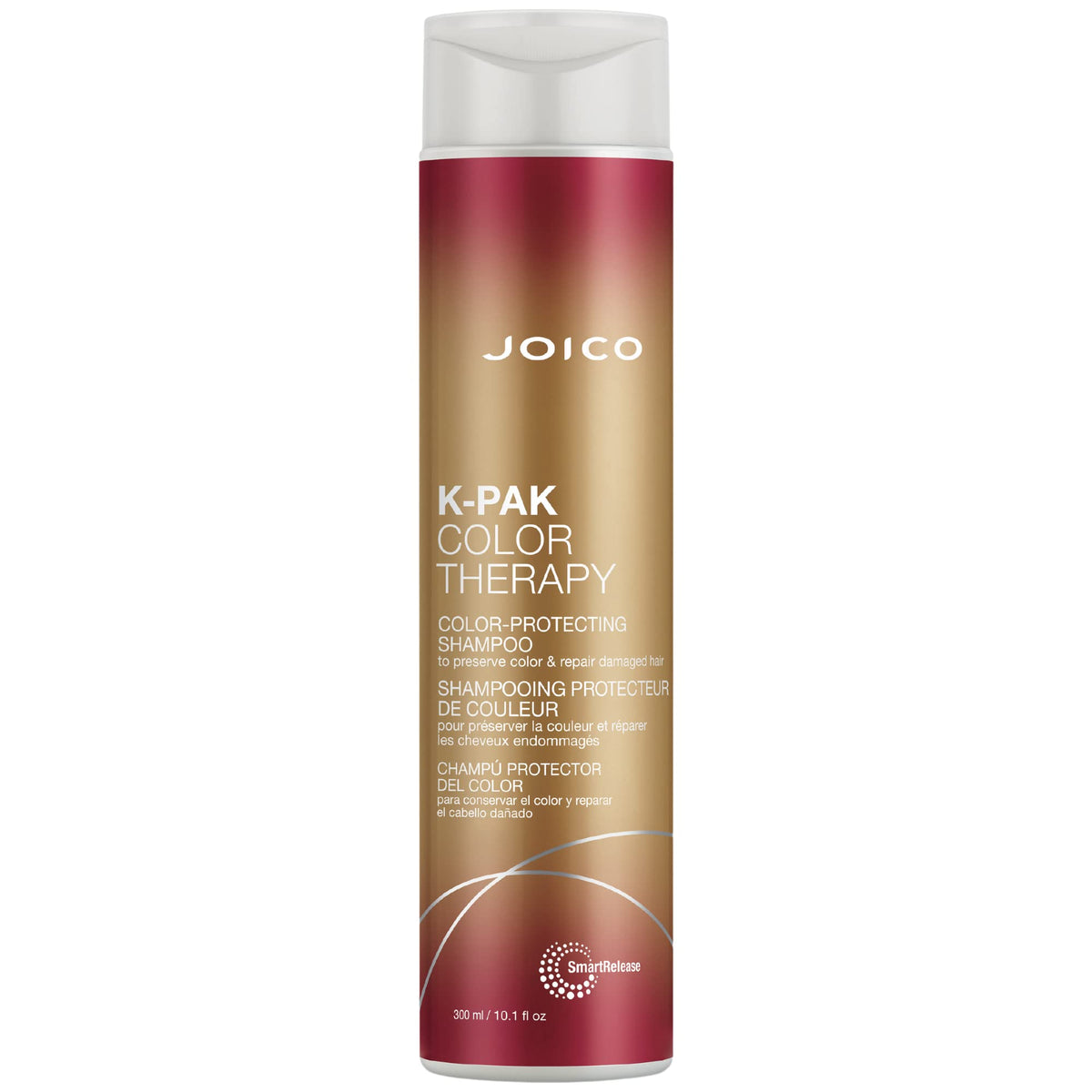 Joico front bottle showing K-PAK Color Therapy for protecting color and shine