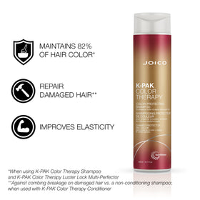 Joico K-pak conditioner texture closeup showing rich moisturizing cream