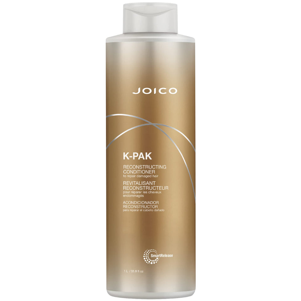 Joico K-PAK front bottle showing label and product benefit