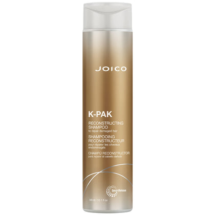 Joico bottle front view showing label and size for clear product identification and trust