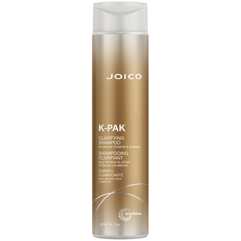 Joico bottle front packaging showing label and clarifying benefit
