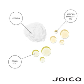 Joico K-pak duo staged in bathroom conveying salon-quality routine