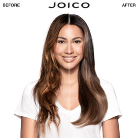 Joico K-pak shampoo lather closeup demonstrating gentle cleansing