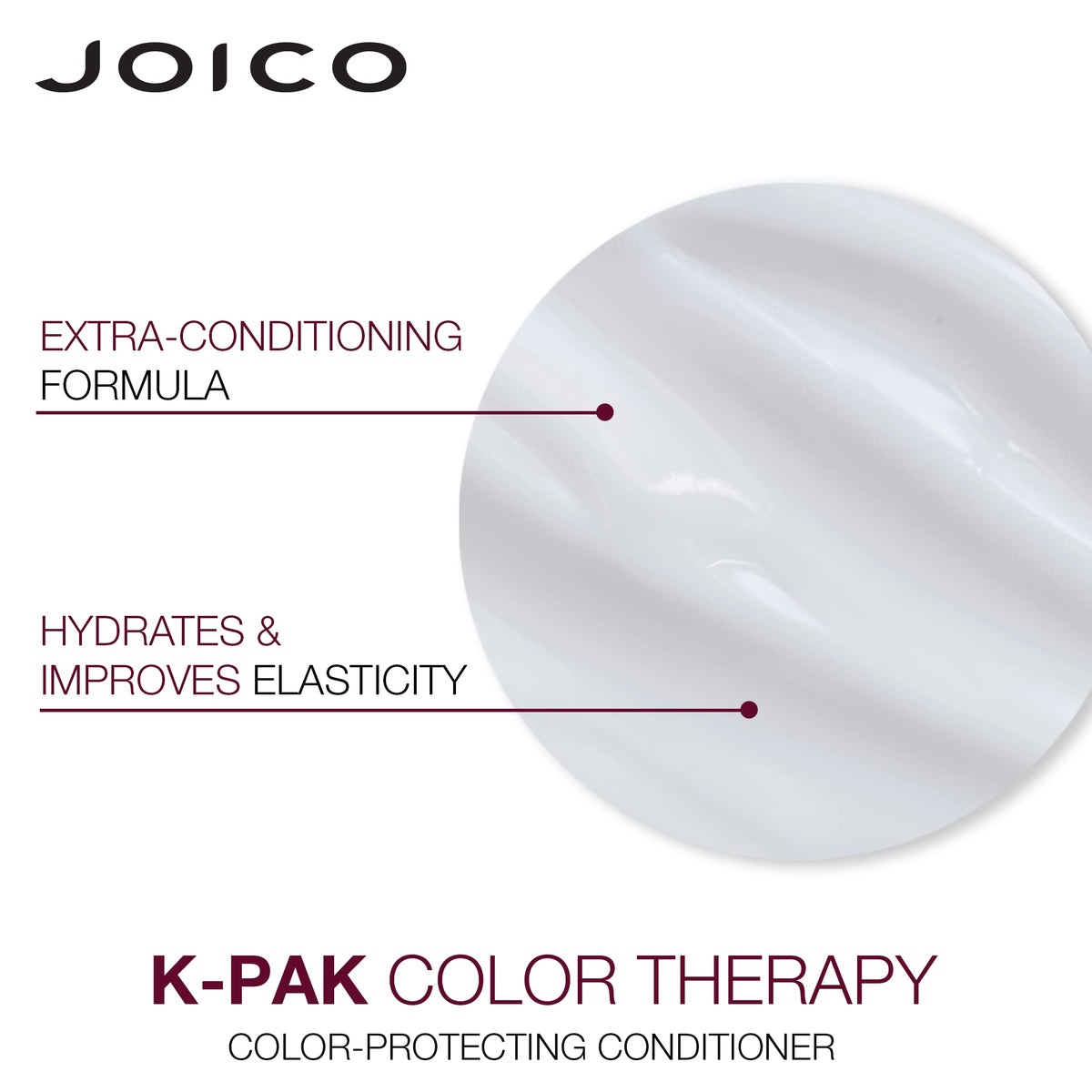 Joico K-PAK bottles held in hands for size comparison and practical at-home use