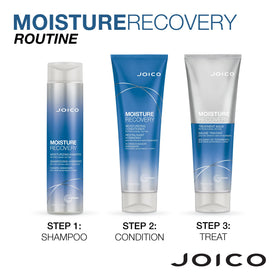 Joico label close-up showing product sizes and claims