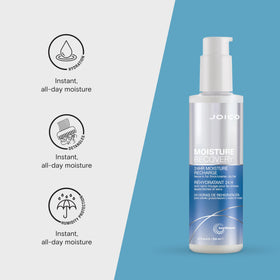 Joico leave-in creamy texture closeup showing lightweight formula for smooth application