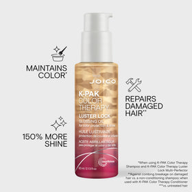 Joico oil texture drop highlighting lightweight, non-greasy shine