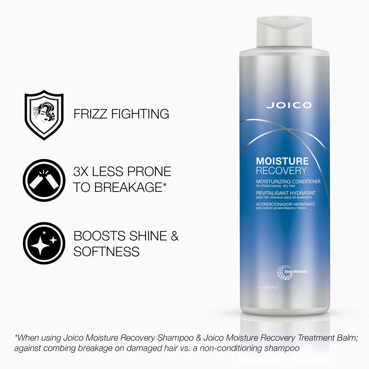 Joico conditioner cream texture demonstrating rich slip and detangling power