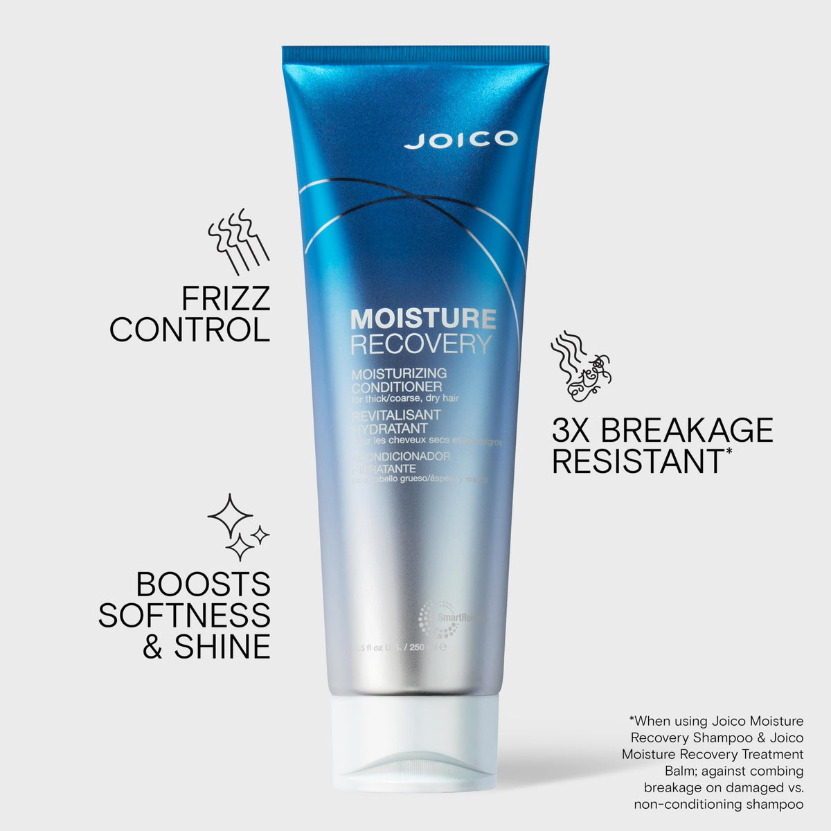 Joico creamy conditioner texture close-up indicating rich hydration and slip