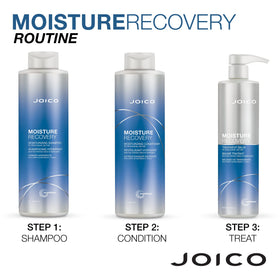 Joico ingredient visual emphasizing hydration boost and restored elasticity