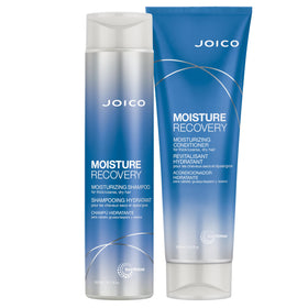 Joico set front packaging shows both bottles and benefits