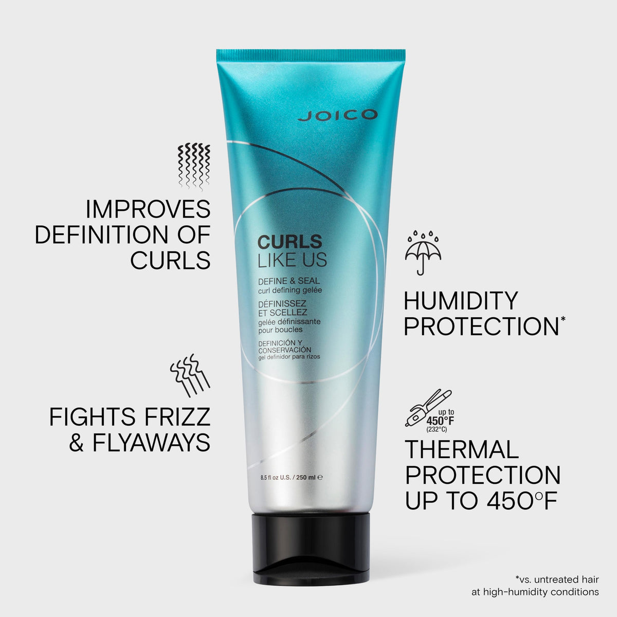 joico product in hand demonstrating dispensing method for controlled styling