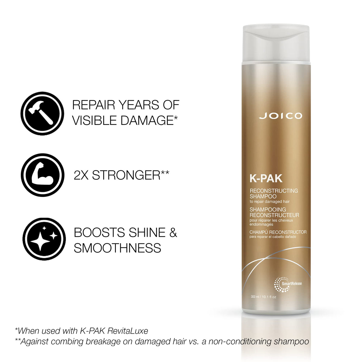 joico pump top detail illustrating easy dispensing and control