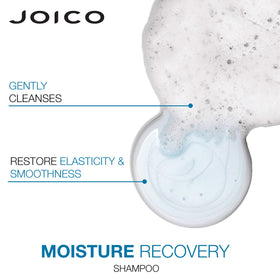 Joico shampoo producing rich lather for gentle cleansing