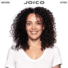 Joico shampoo pump close-up highlighting lightweight texture
