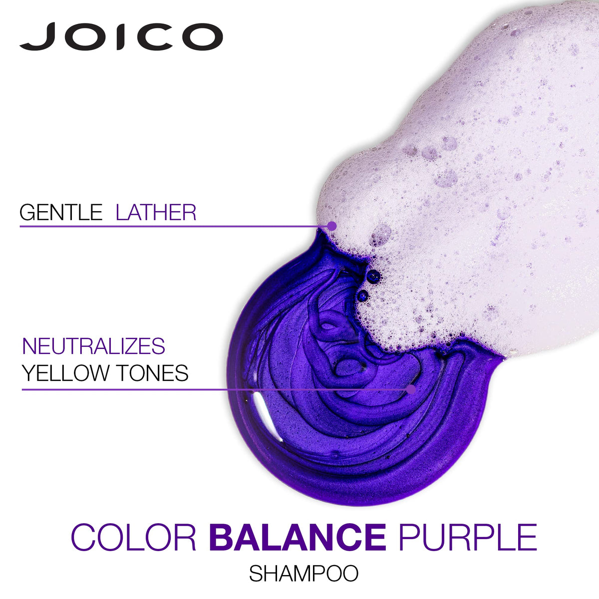 Joico bottles in hand showing full-size 33.8 oz benefit