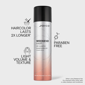 Joico close-up of dry shampoo finish adding soft texture