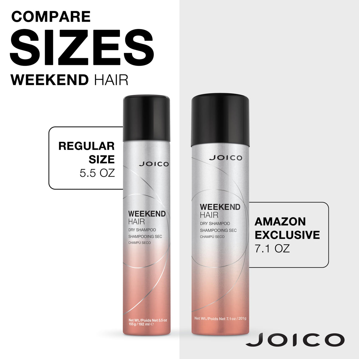 Joico product in use spraying onto roots for quick refresh