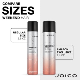 Joico product in use spraying onto roots for quick refresh