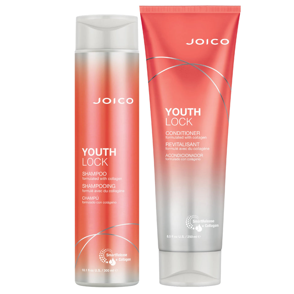 joico front packaging showing two bottles and restored body