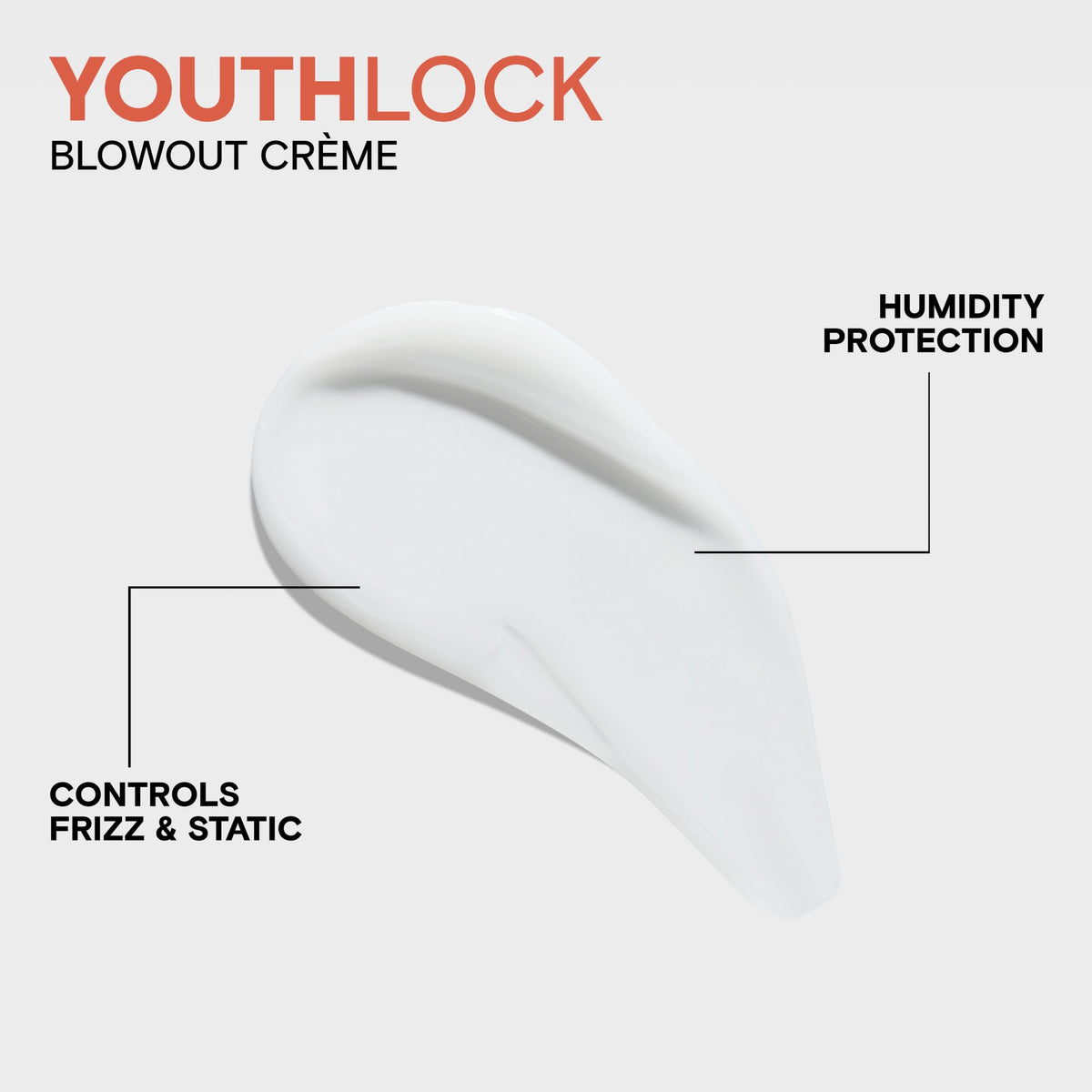 Joico YouthLock before and after showing reduced frizz and shine